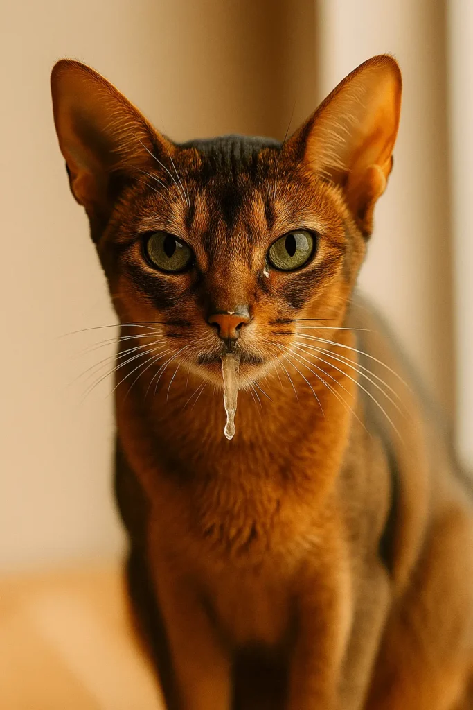 Лікування нежитю у котів